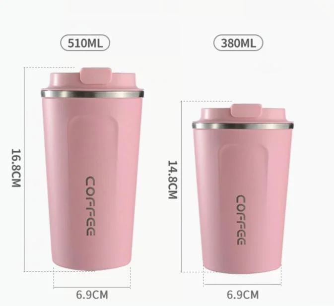 380ml 510ml Double Wall Vacuum Coffee Cup